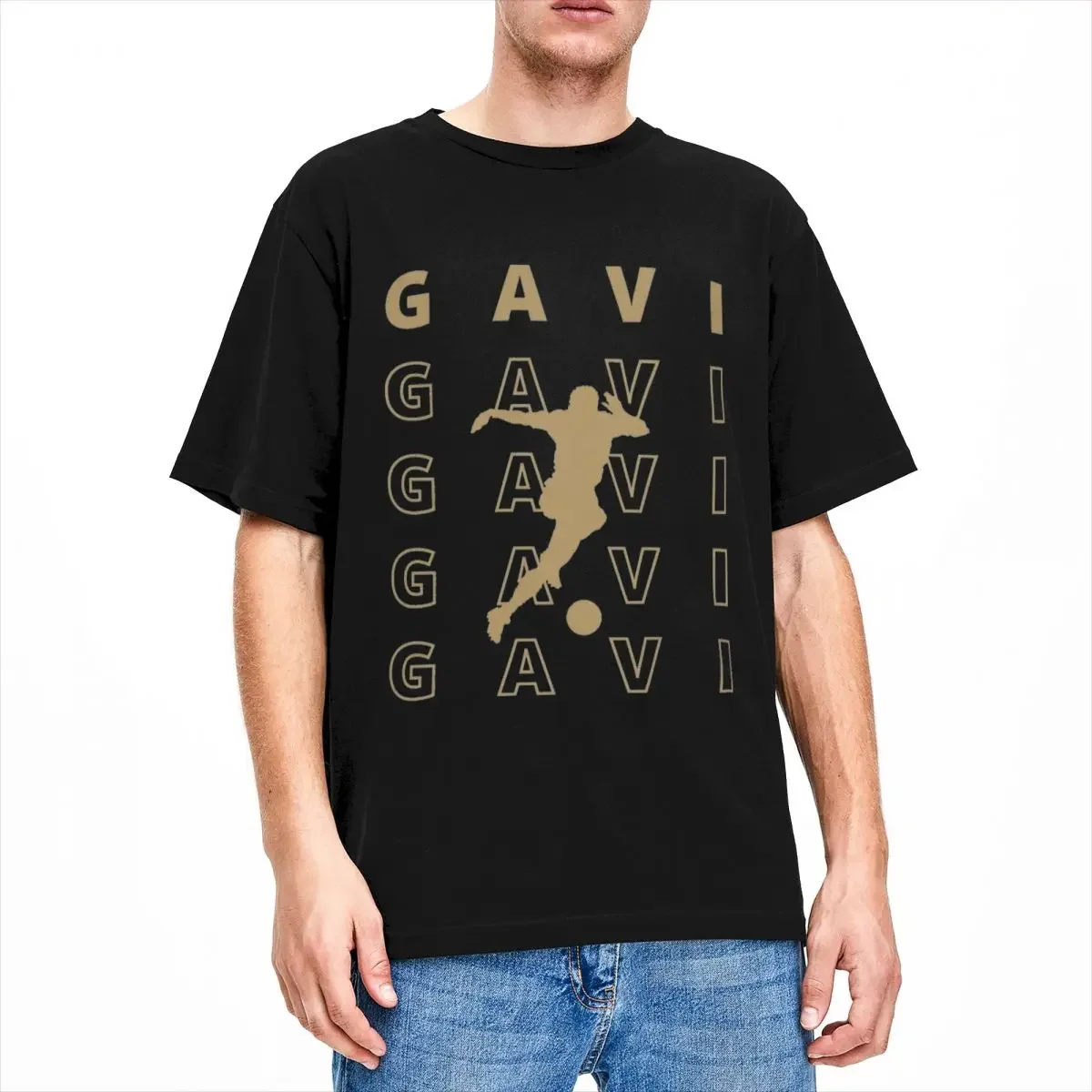 Pablo Gavi Spain Football Fans Shirt Merchandise Men Women 100% Cotton Awesome Tee Shirt Short Sleeve Clothes Birthday Present