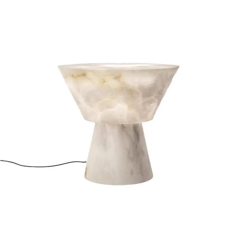

natural marble mushroom head desk lamp bedside study desk
