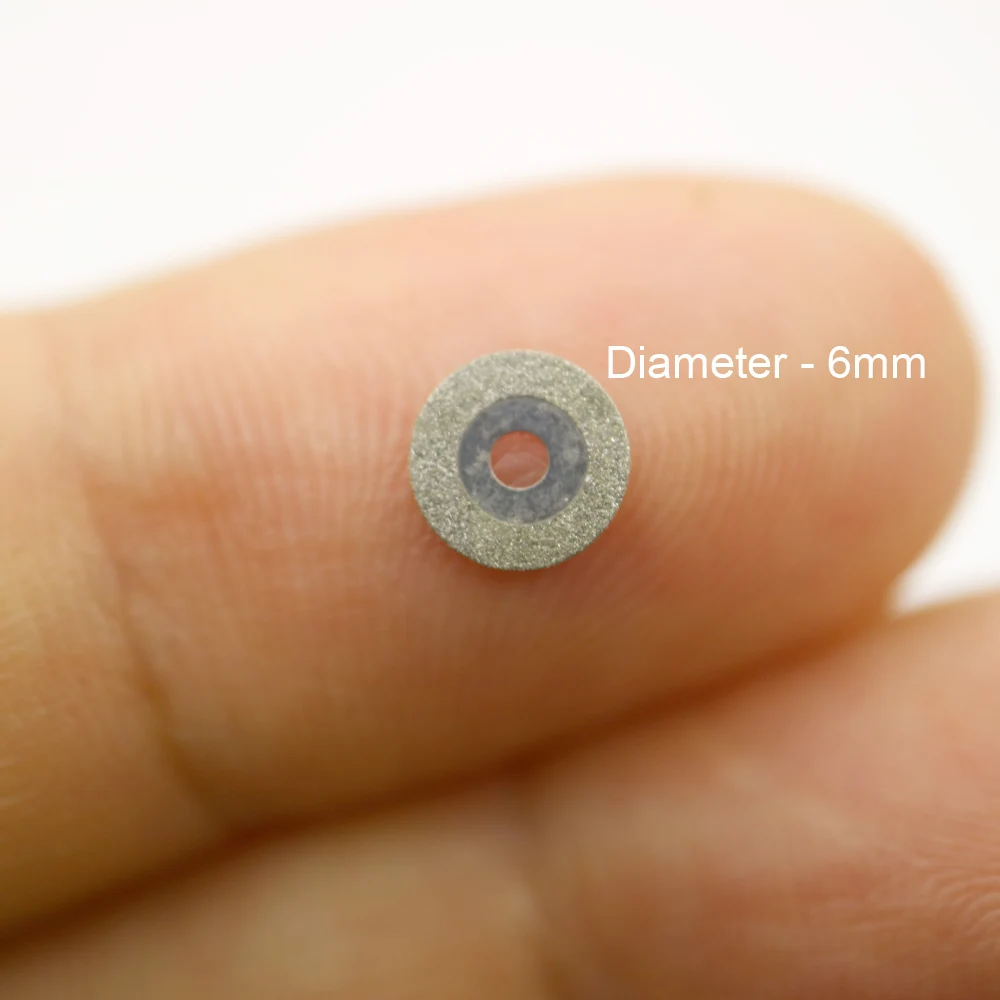 Neue Dental-Ultramikro-Doppelseitige Diamant-Trennscheibe zum Trennen und Polieren von Keramikkronen, Gips oder Jade – Detail 3