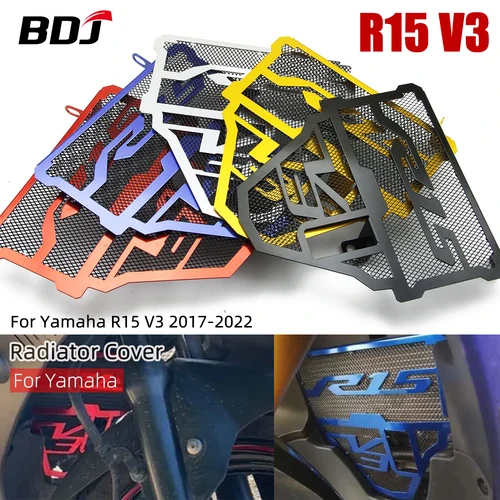 BDJ YZF R15 V3 cubierta protectora de radiador protector de radiador de motocicleta para YAMAHA YZFR15 2017-2022 cubierta de radiador R15V3