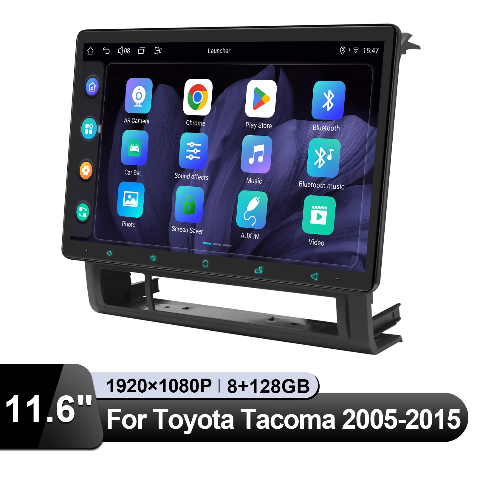 JOYING Upgrade 11.6 Inch Android Car Radio Stereo Multimedia Video Player For Toyota Tacoma 2005-2015 With Apple CarPlay