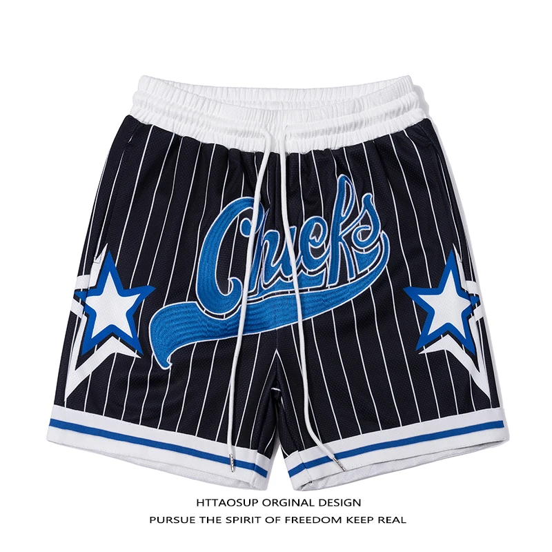 

HTTAOSUP Summer Air Me orts Heavyweight American Retro Loose High Street Spor Youth Casual Pants for Men