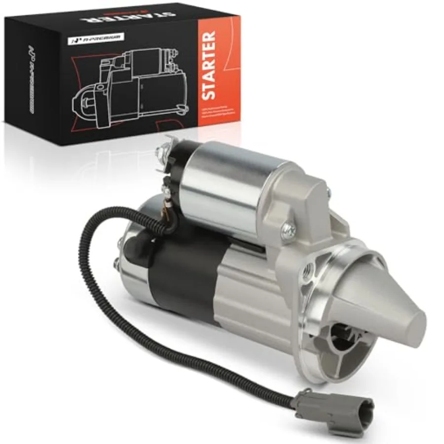 

Starter Motor Compatible with Nissan Frontier 2002 2003 2004 V6 3.3L Xterra 2002 2003 2004 V6 3.3L 12V 1.4KW 11-Tooth Clockwise