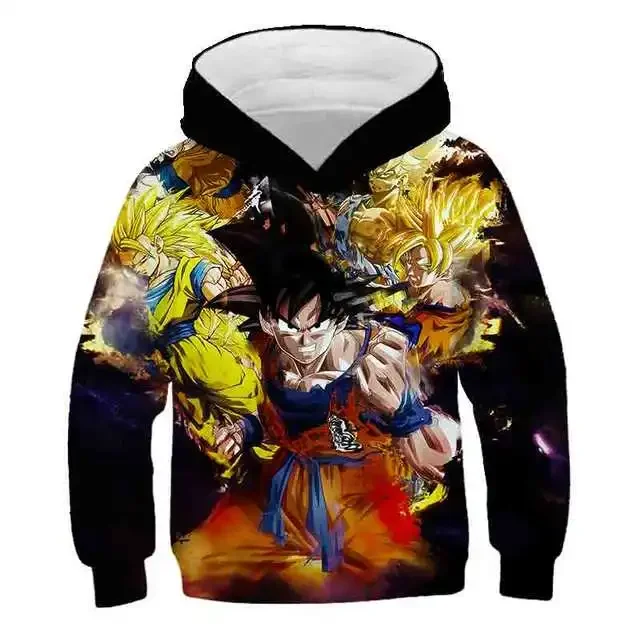 Kinder Kakarot Super Saiyan Hoodie Kinder Dragon Ball Hoodies Mädchen Kleidung Jungen Goku Streetwear