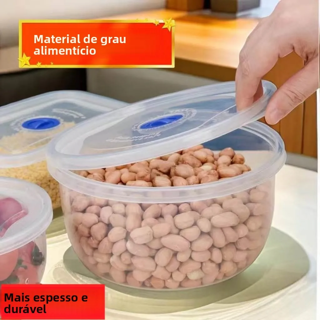 食品グレードプラスチック製電子レンジ対応丸型ランチボックス、蓋付き保存容器、学生や会社員向け弁当箱