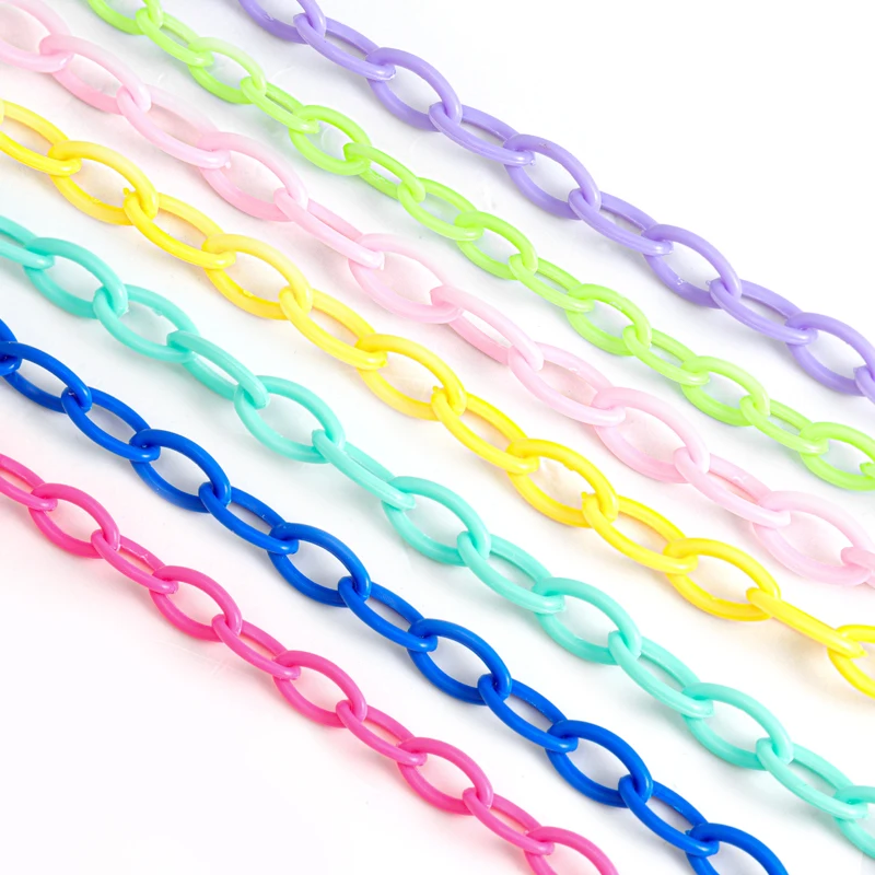 5pcs Colorful Plastic Link Chain