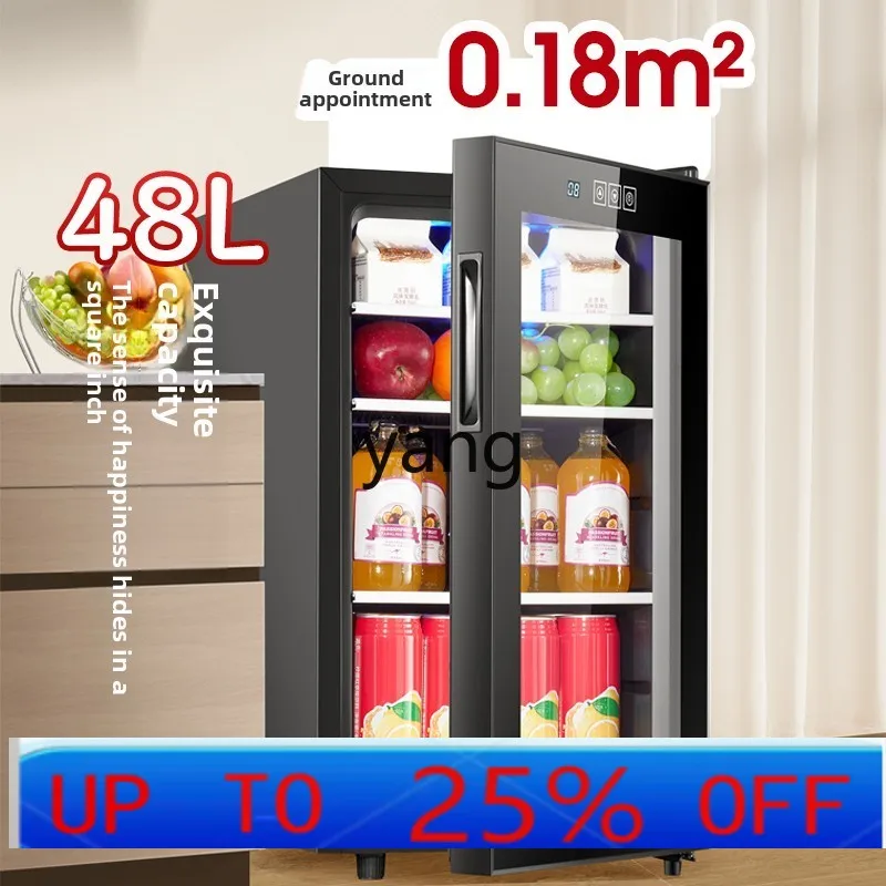 

lCX Household Small Refrigerated Cabinet Commercial Office Tea Beverage Hotel Restaurant