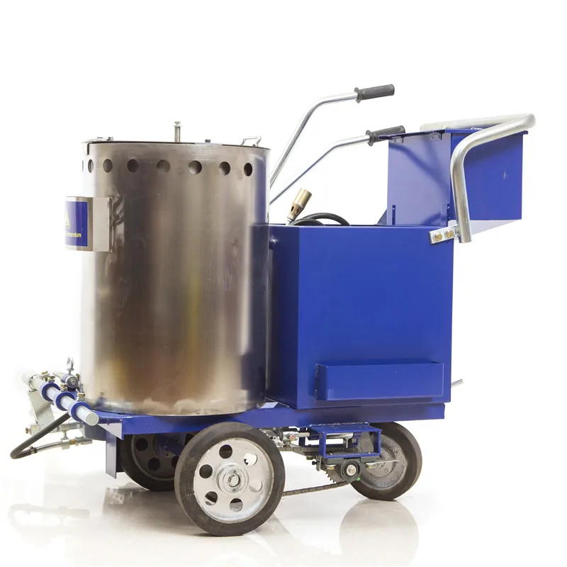 Hoge reflecterende weglijn verkeersmarkering verf standaard glazen kraal witte thermoplastische wegmarkering machine