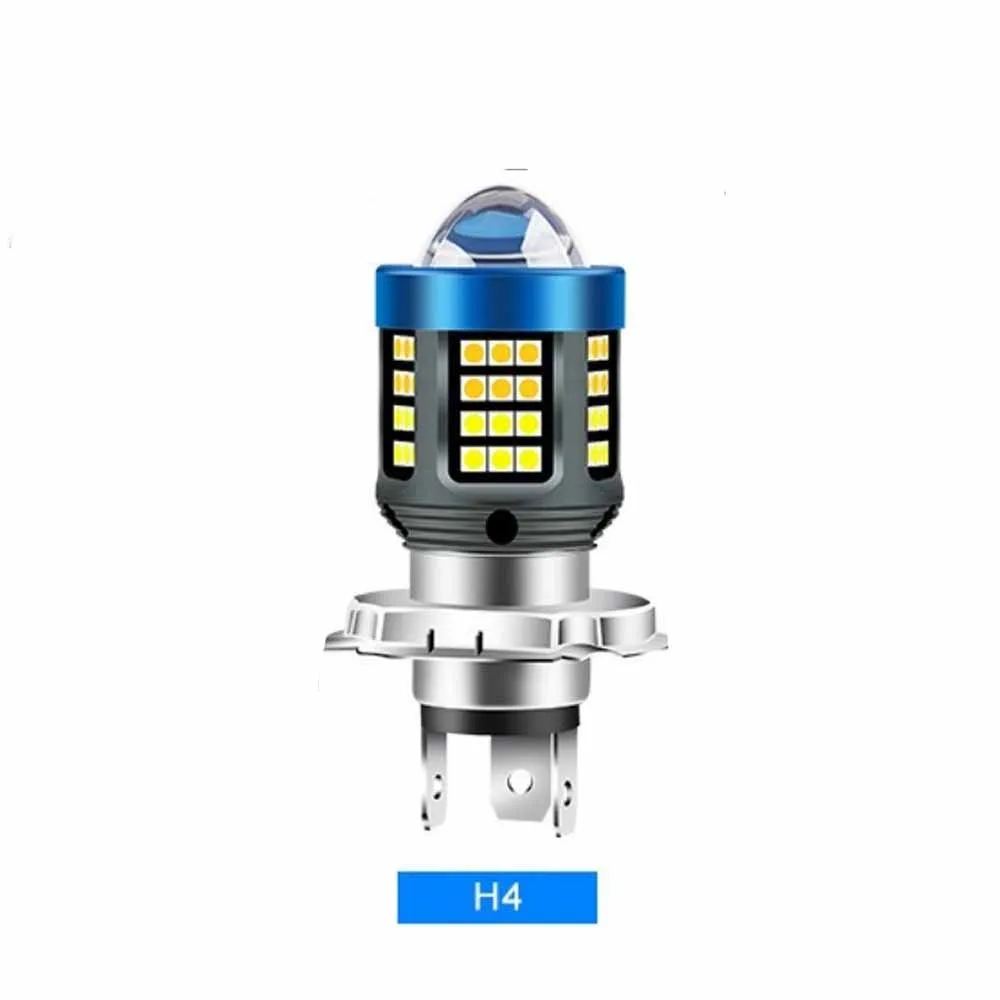 

12000Lm Motorcycle Fog Light 3570 LED Lens White&Yellow Light LED Motorcycle Headlight Hi Lo Lamp Waterproof Moto Scooter Light