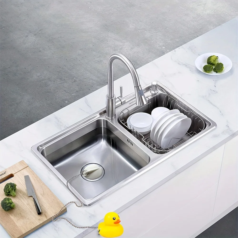 

1 Adorable Duckling Tub Plug, Rubber Tub Plugger, 15 Stainless Steel Bead Chain, Adorable Premium Bathroom Plug for Kitchen, Bathroom Tub and Laundry Sink