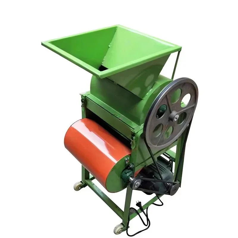 Diesel or motor driven castor sheller sheller