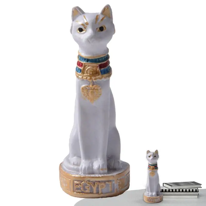 Egyptische Kat Standbeeld Beeldje Vintage Kat Godin Bastet Standbeeld Tuinhuis Hoge Kwaliteit Kat Standbeeld Ornament Voor Tuinhuis