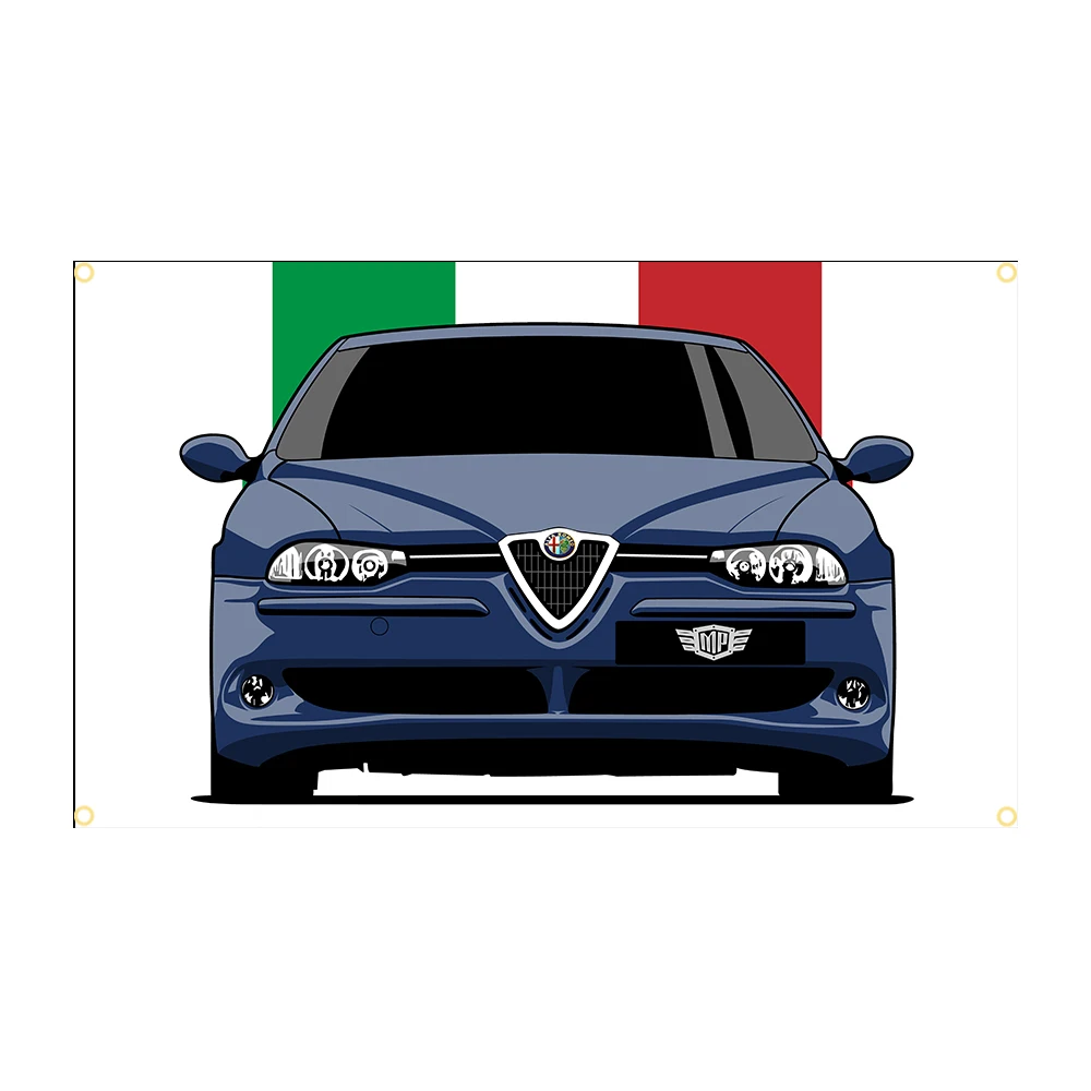 Famous Italian Sports Cars Flag Banner Polyester Printed Cool Car Poster 60x90cm 90x150cm Decor for Auto Enthusiasts, Room Decor
