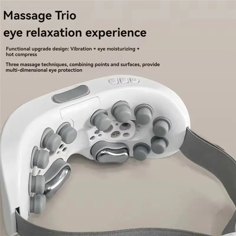AB68 Vibrating Eye Massager For Relieving Eye Fatigue Featuring Nano Steam Atomization Hot Compression Technology