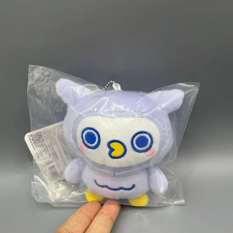 Bandai Co-Band Tamagotchi Happy Park Paradise Mini Bag Pet Pendant Cute Plush Toy for GirlsAccessories Stuffed Collectible Gifts