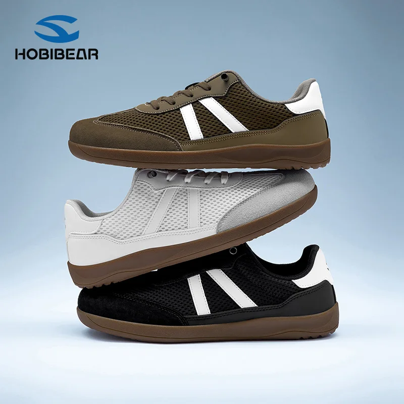 HOBIBEAR Unisex Breathable Wide Toe Shoes Summer Slip-On Flat Bottom Shoes Casual Outdoor Leisure Footwear for Men And Women