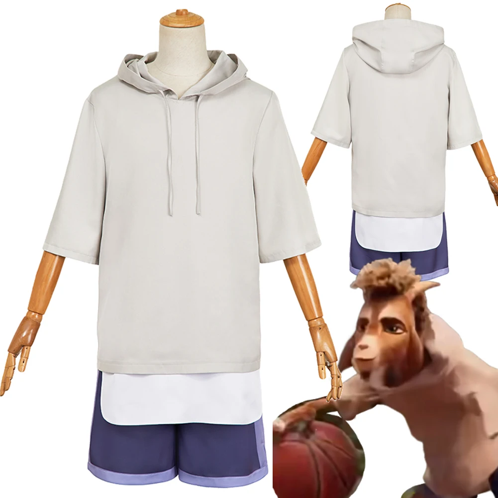 will-costume-2026-dessin-anime-chevre-cosplay-vetements-hommes-adulte-male-deguisement-roleplay-fantasia-uniforme-halloween-fete-hauts-pantalons