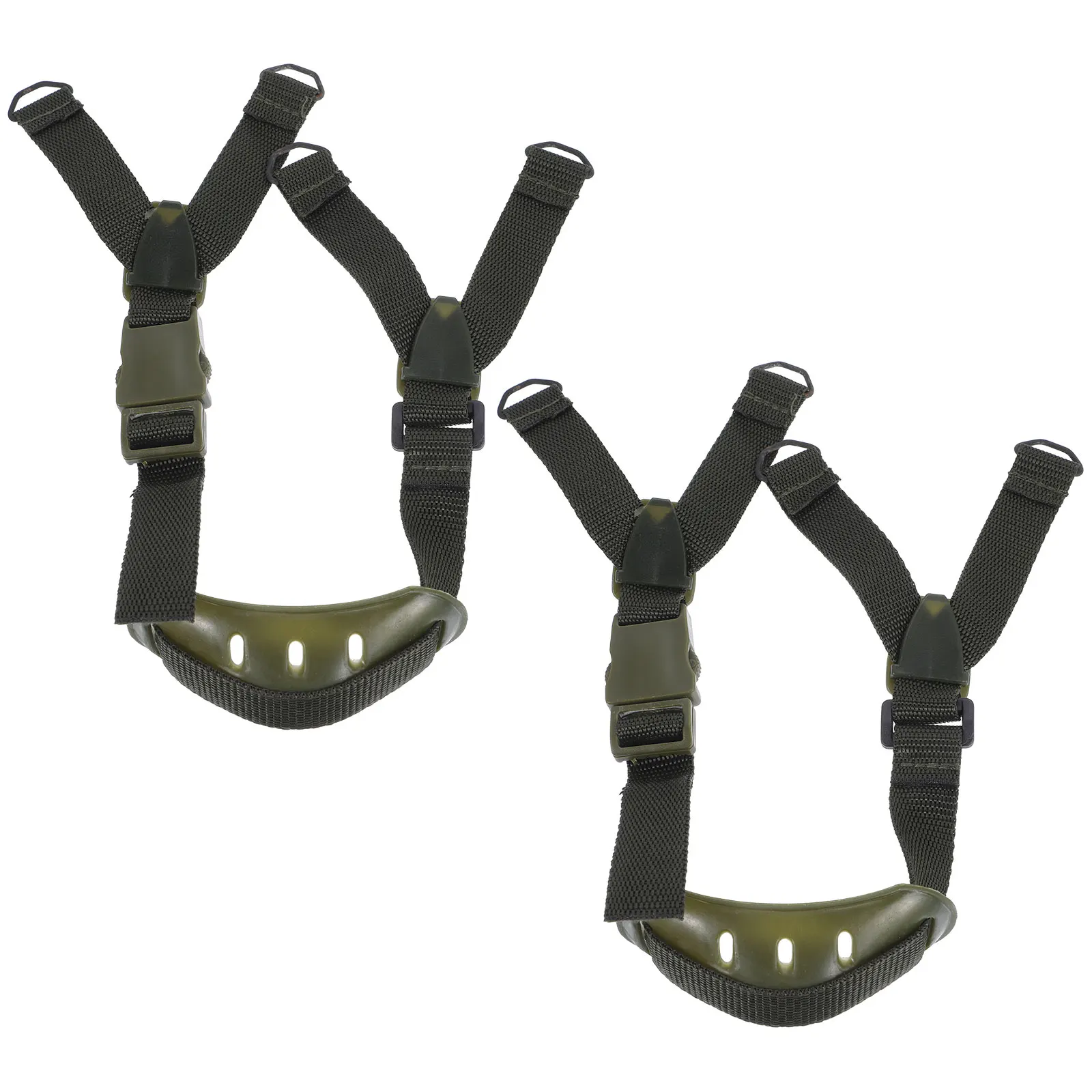 2 Pcs Chin Strap Adjustable for Hat Hard Straps Universal Explosion-proof Hardhat Plastic ​universal Lanyard