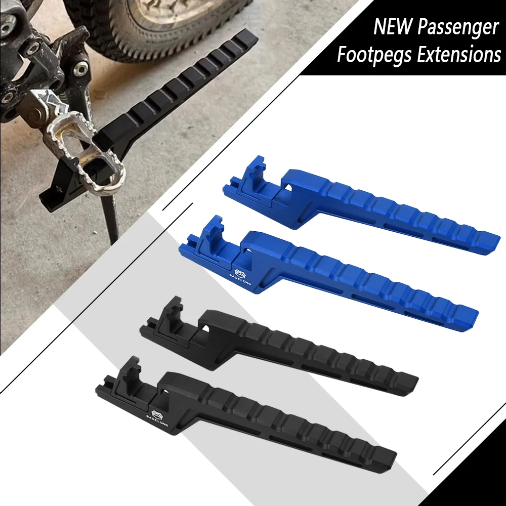 Motorcycle Passenger Foot Peg Extensions Extended Footpegs Accessories For Husqvarna FS450 FS 450 2016-2022 TX125 2017 2018 2019