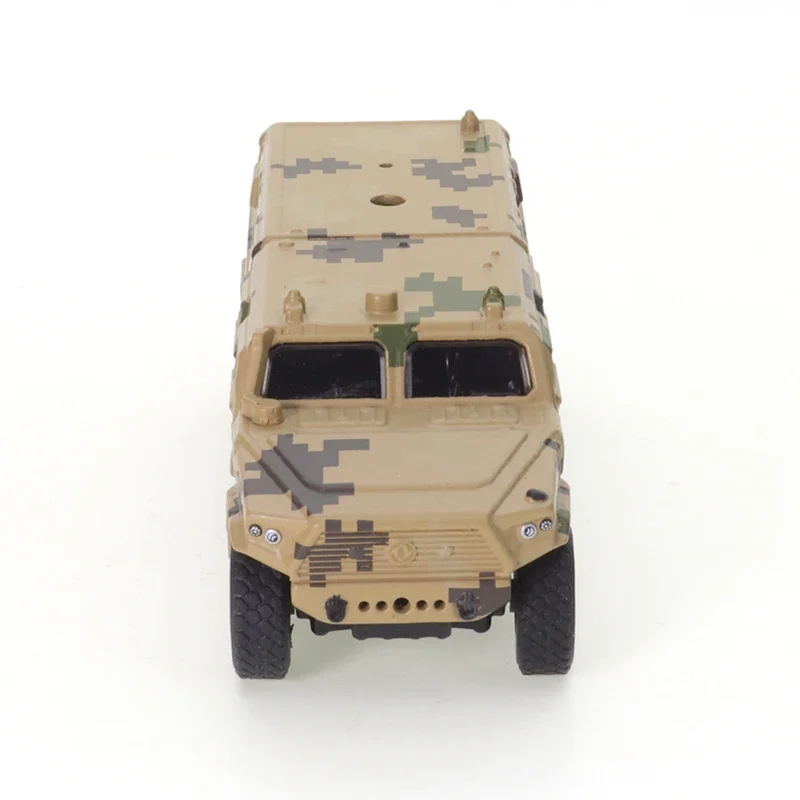 XCARTOYS 1/64 Dongfeng Mengshi Third-generation Armored Information Warfare Military Vehicle Camouflage Yellow Boy Toy Car Model