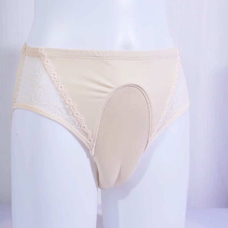 Hiding Gaff Panty Shaping Briefs for Crossdresser Transgender Tucking Panties Sissy Panties Camel Toe Underpants Tighty Whiteys