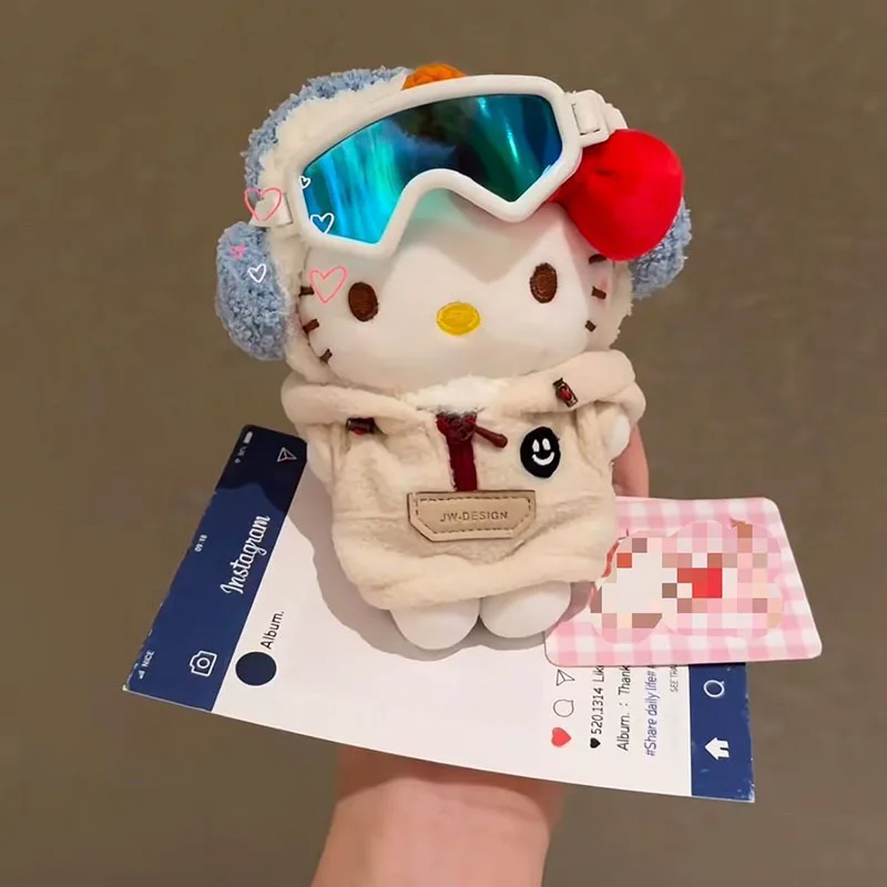 Hello Kitty Plush Keychain Skiing Toy Gift
