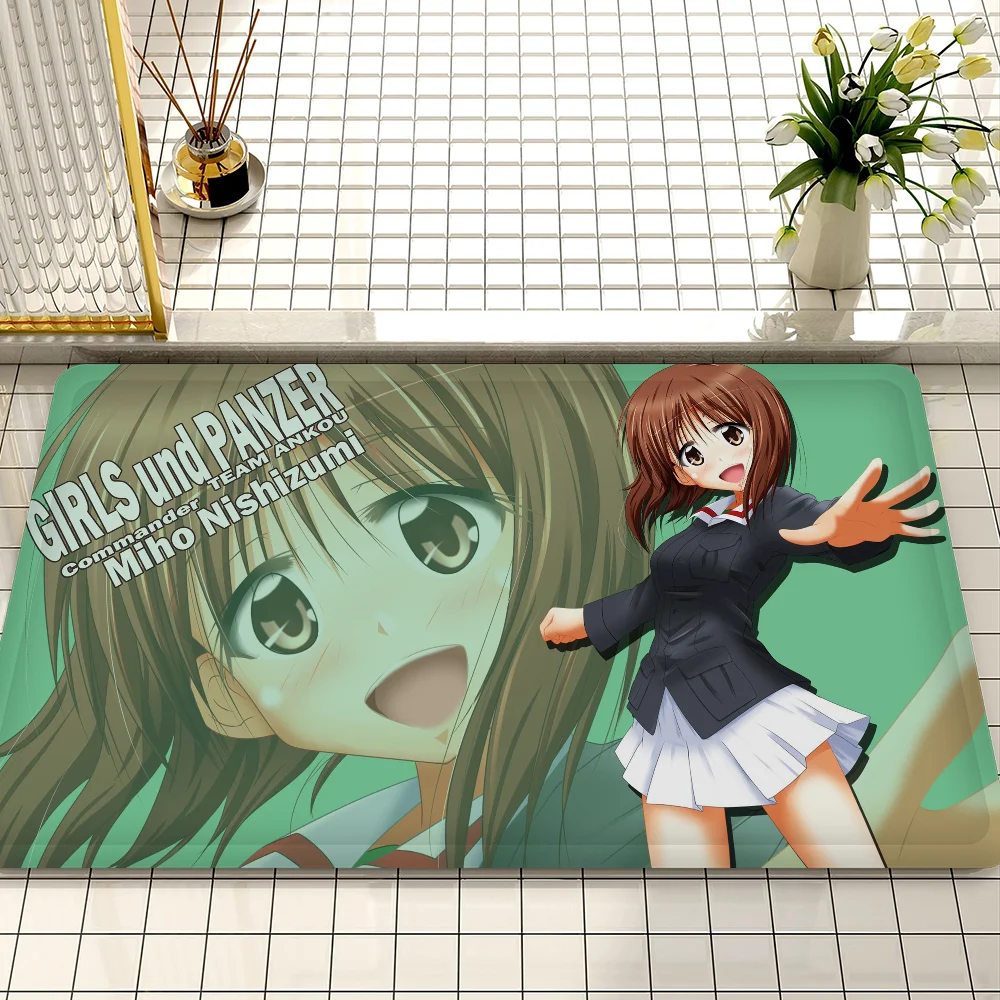 Japanese Anime GIRLS Und PANZER DIY Sticky Poster Vintage Room Bar Cafe Decor Home Decor