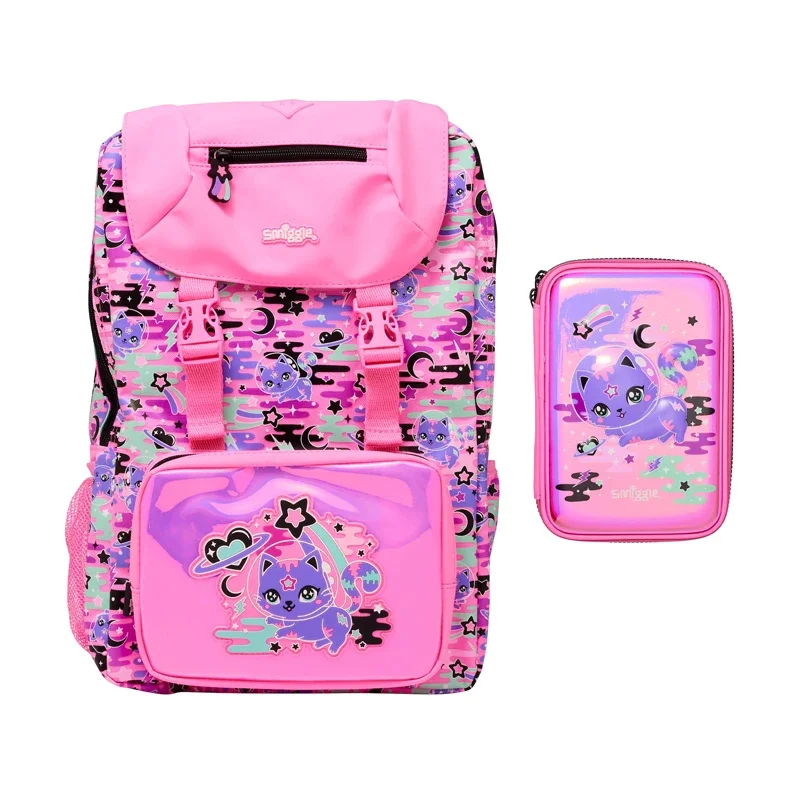 In Stock Genuine Australia Smiggle Children Student School Bag Pen Case Lunch Bag Water Cup Double Shoulder Backpack Gift