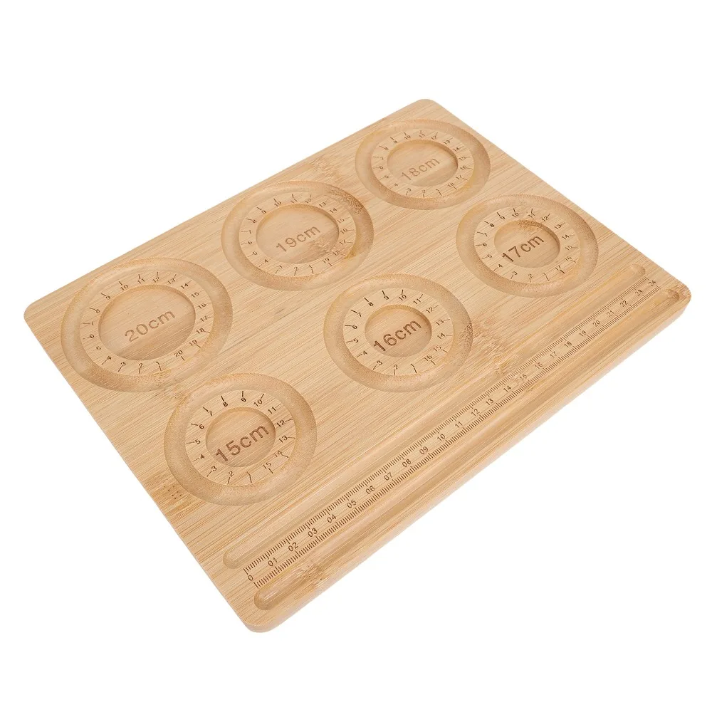 Wood Color Jewelry Making Bead Board Solid Wood 26.5*20*1cm Bracelet Beading Board Wooden Bead Tray Bracelet Projects