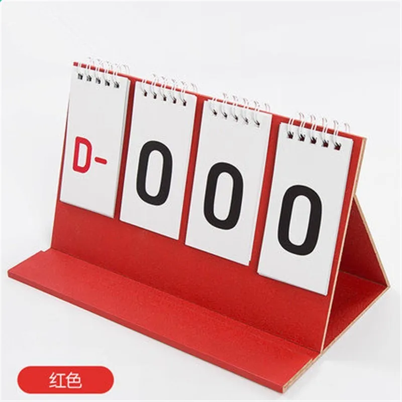 365 DAY CALENDAR Table Anniversary Planner Study Counter Wedding Gift Exam countdown desk reminder card 2022 DIY exam time punch