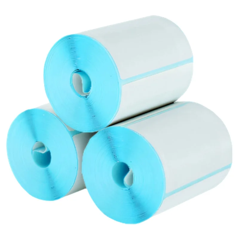 60/70/75mm Width Thermal Label Paper Small Roll Core Adhesive Printing Paper Three proof Paper Adhesive Paper Waterproof