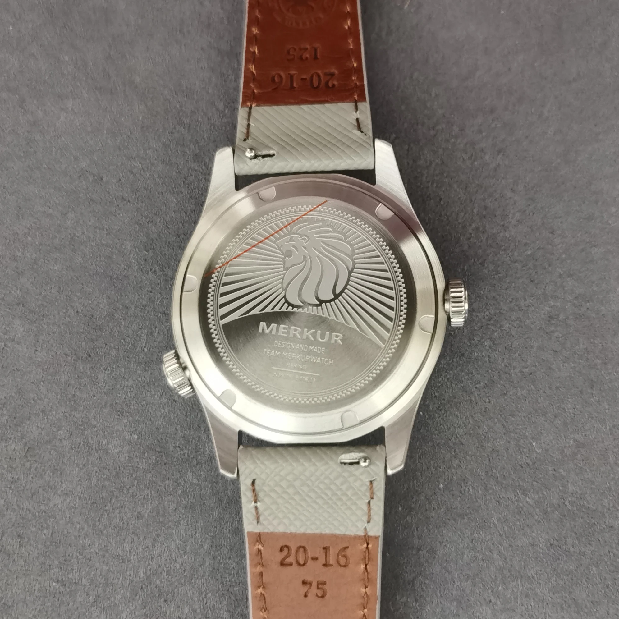 Мужские часы MERKUR PilotWatch 38,5 мм, механические наручные часы с наручным заводом мирового времени, стекло KM