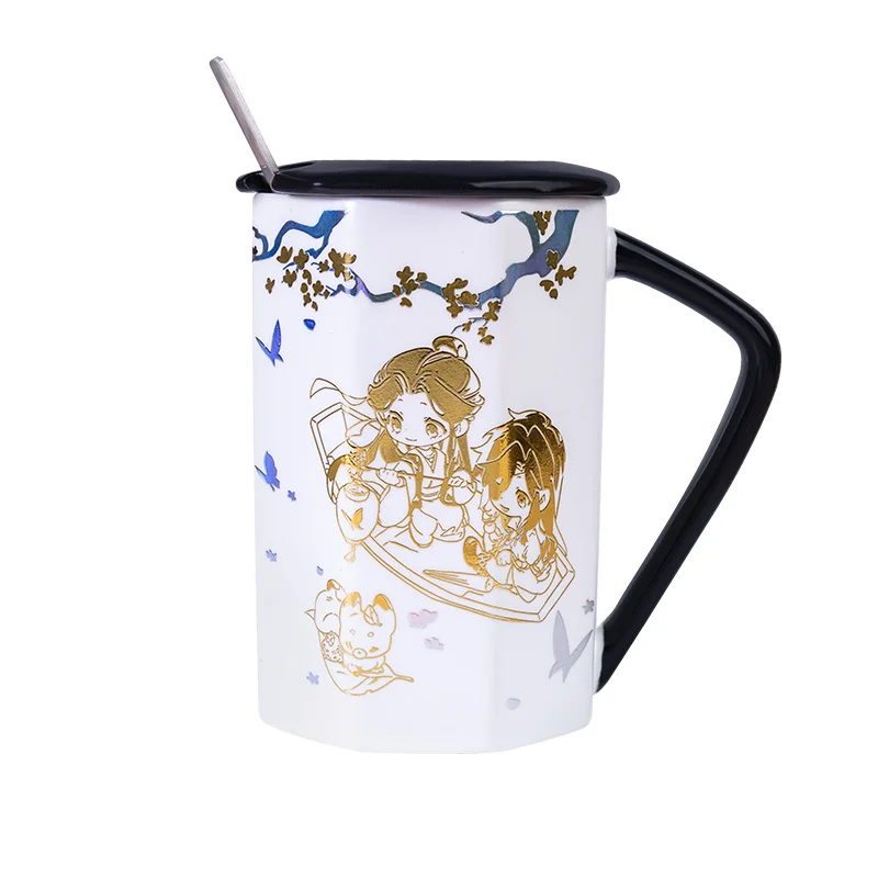 Anime Tian Guan Ci Fu/Heaven Official's Blessing Xie Lian Hua Cheng Cosplay Mark Ceramic Cup Ambitus