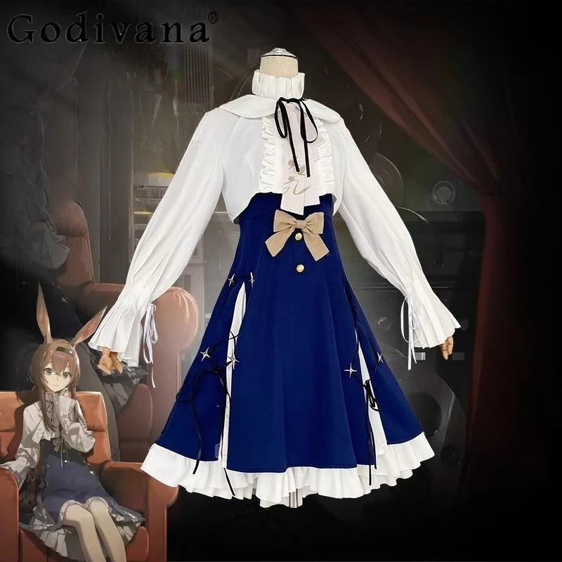 إكسسوارات أغطية الرأس النسائية ملابس الدعائم أزياء الهالوين التأثيرية للنساء مجموعة فستان حفلات الرسوم المتحركة