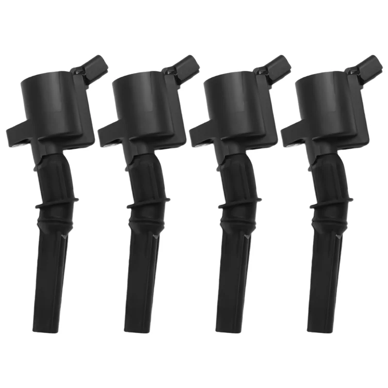 

A85E-Replacement Ignition Coil Kit, 4Pcs DG508, For Ford F150 4.6L & 5.4L - References 3W7Z12029AA 8W7E-12A366-AA