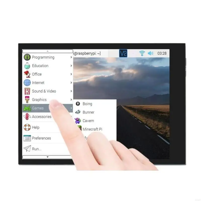 

900F 480×640 IPS емкостный сенсорный экран для ЖК-модулей RaspberryPi4B 3B+/3B/2B