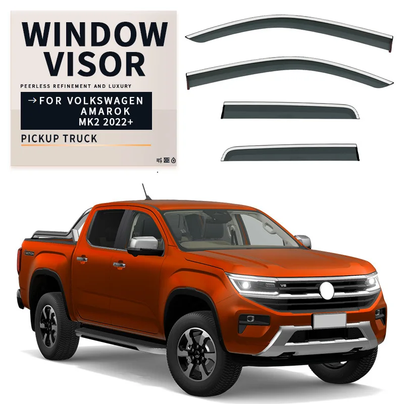 

Volkswagen Amarok автомобильный солнцезащитный козырек, дефлектор прозрачного окна, ПК, литой дождевик, дефлектор лобового стекла для оптимального применения