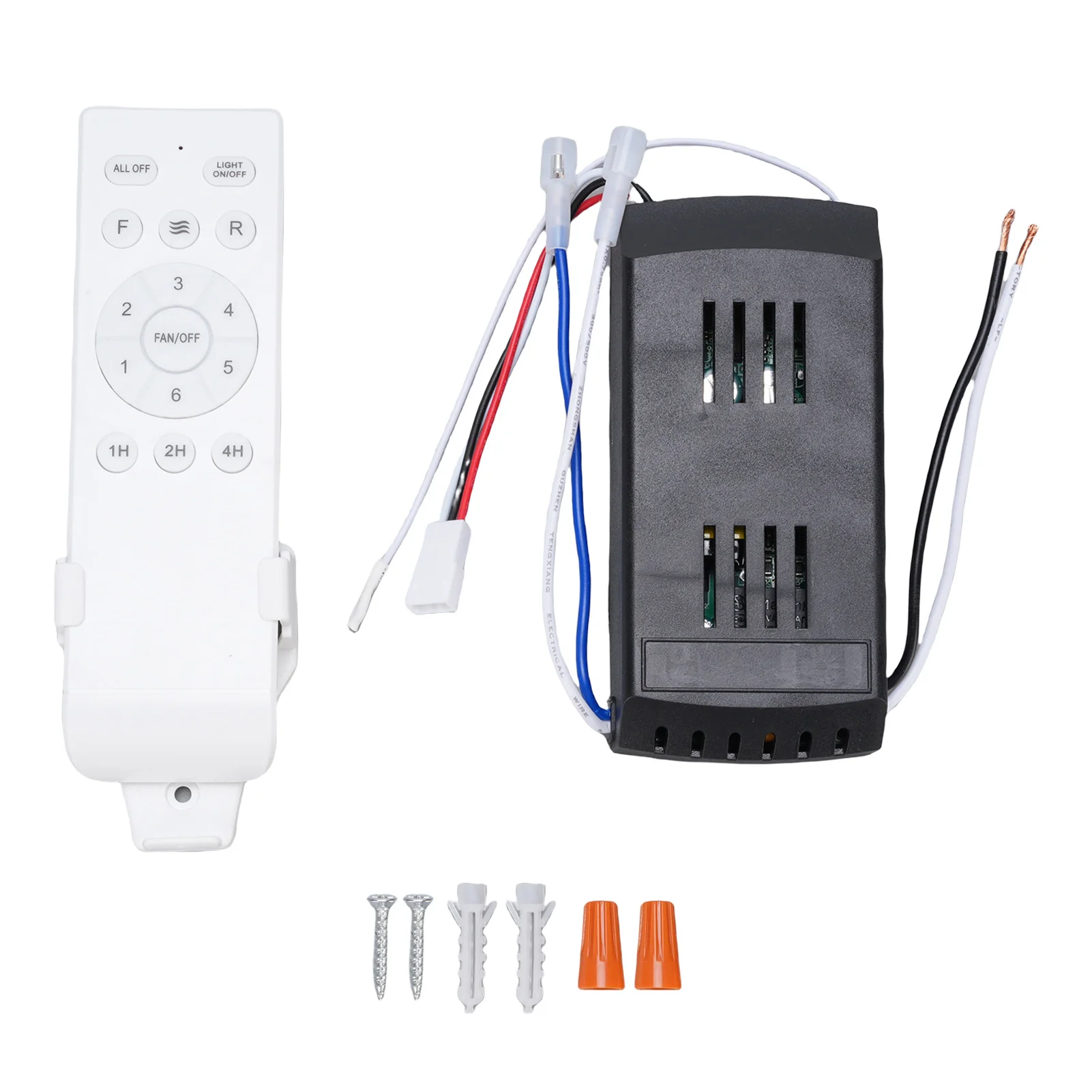 Ceiling Fan Controller Receiver 6 Speeds  Ceiling Fan Light Remote Control Kit Long Distance Timer for Replacement