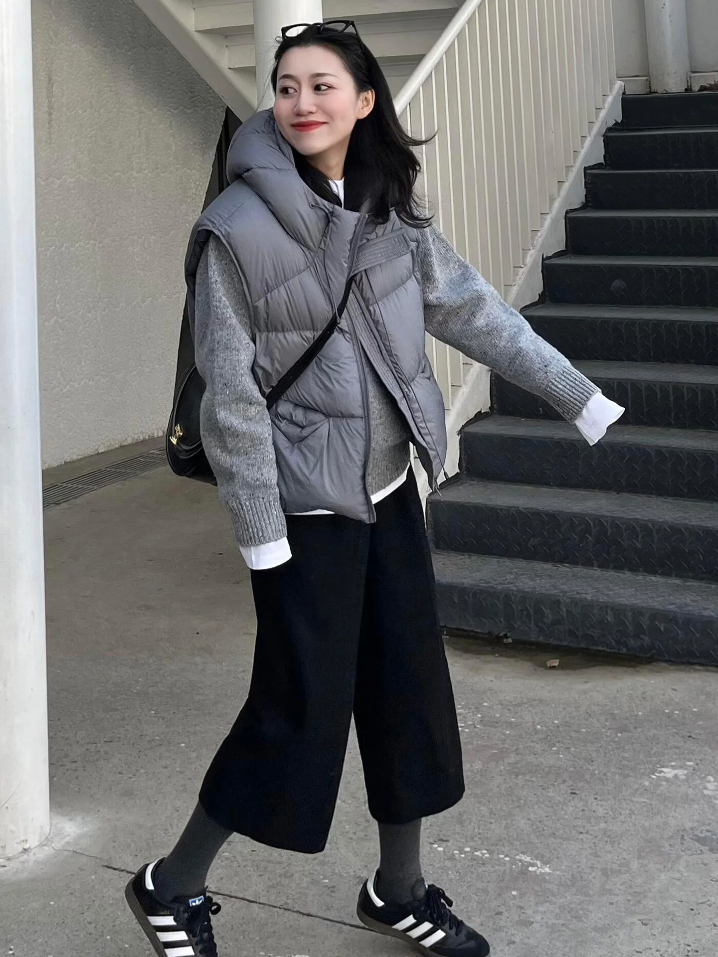 Women's ort Hooded down Vest Lightweight Faionable Trendy oulder Pad Jaet Outerwear Poem Red Sle Versatile Zipper C...