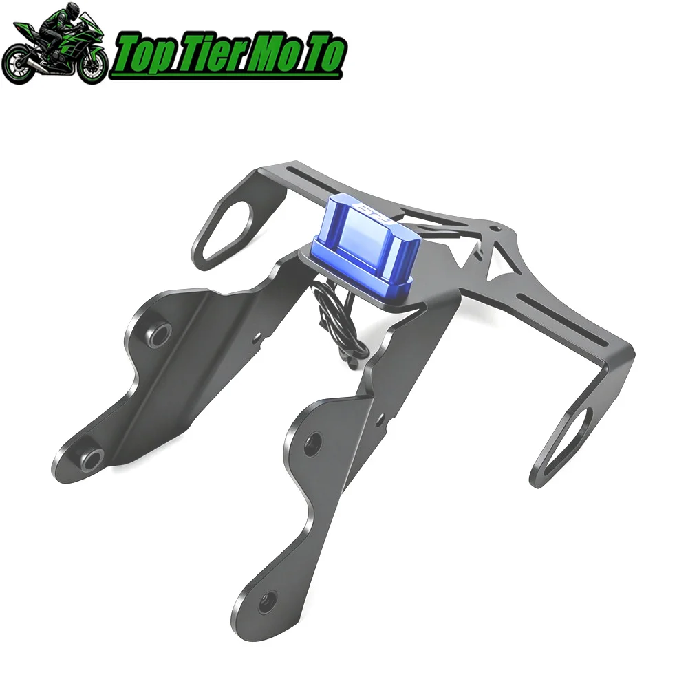 New License Plate Holder Motorcycle Tail Bracket LED turn signals License plate lights Fit For YAMAHA YZF-R9 YZFR9 R9 2025-2026 view 6