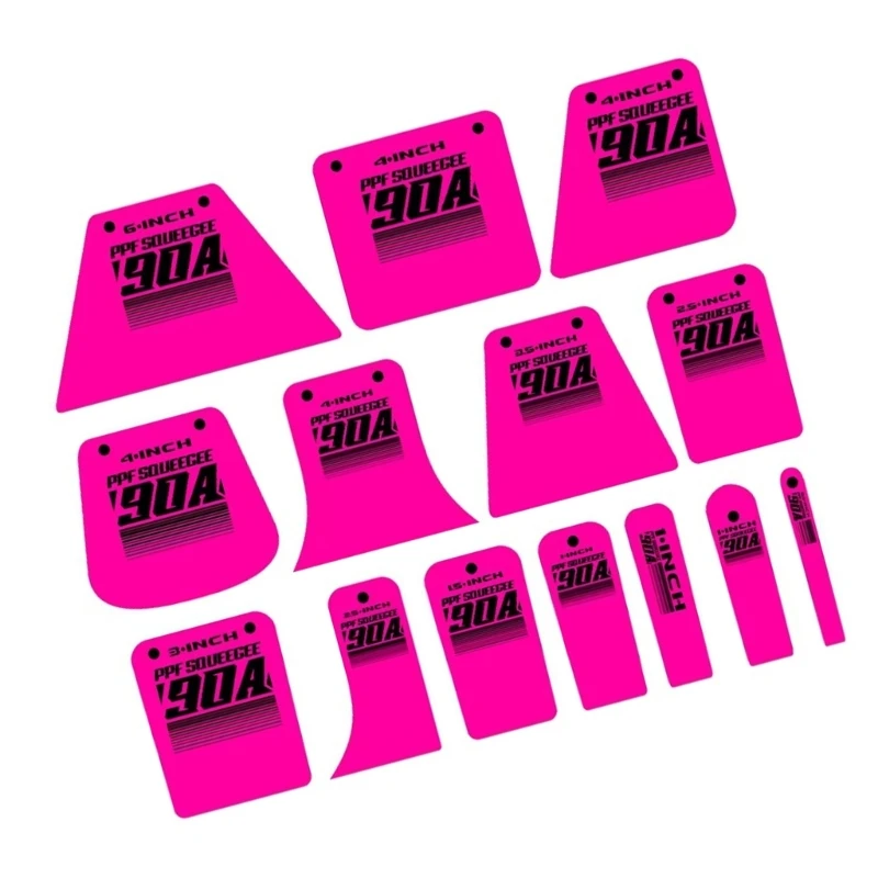 14PCS Car Film Squeegee For Paint Installation With TPU Construction Auto Tint Tools Set