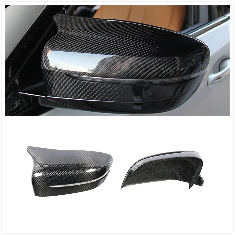 

New！Mirror Cover Add On For BMW F90 M5 Sedan 2018-2022 M8 (F91/F92/F93) 2019+ Real Dry Carbon Fiber Exterior Rear View Rearview