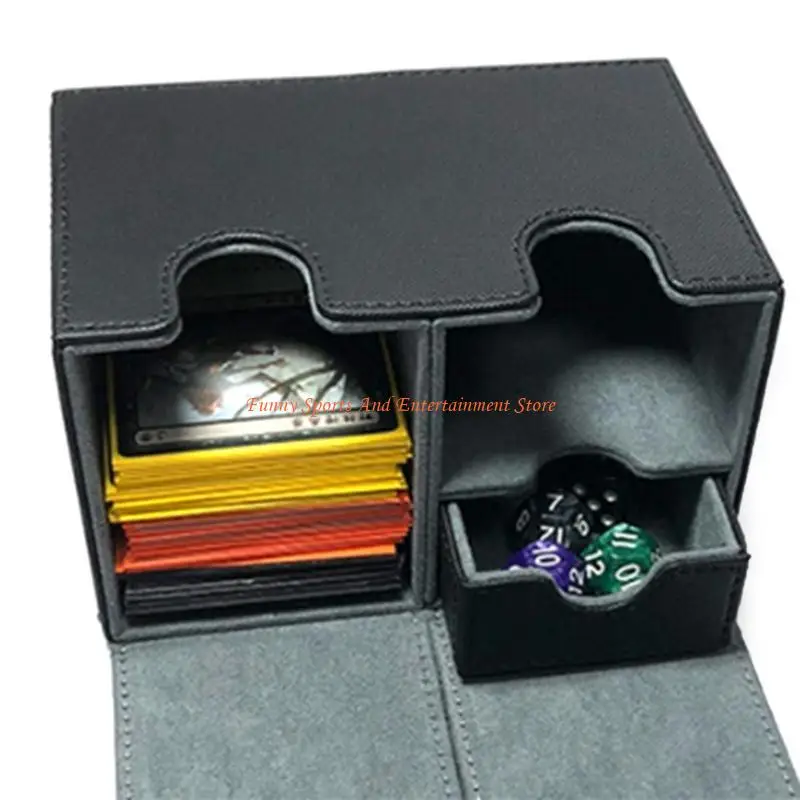 

C4DE Trading Card Organizers Card Decks Box With Soft Microfiber Lining For CCG Card Strong Magnets Card Holders