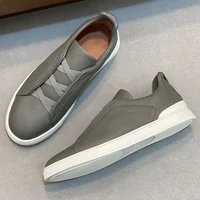 Chaussures à lacets en cuir véritable de haute qualité, style vintage, printemps-automne 2026, pour homme, couleur unie, bout rond, coupe basse, semelle plate. 3