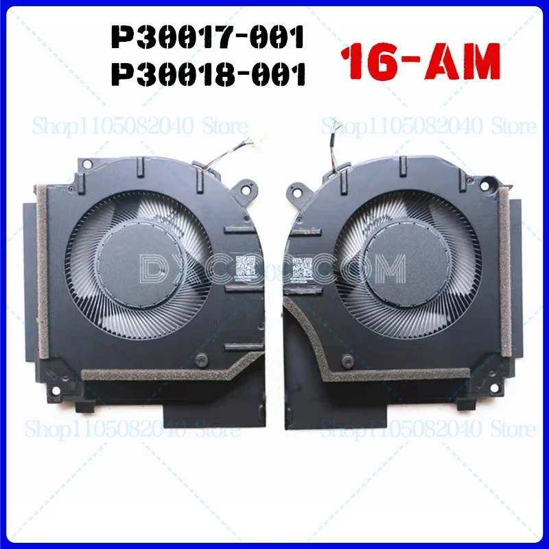 Cooling Fan P30017-001 P30018-001 For HP OMEN Elf 11 TPN-Q304 16-AM
