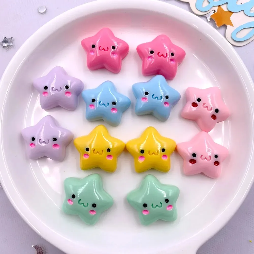 TX105 20PCS Mix Resin Kawaii M - Star Flat Back ulasan dan harga