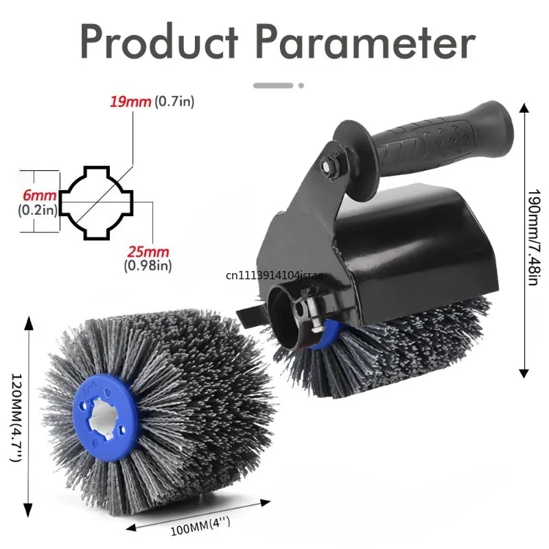 Power Tool Abrasive Consumables, Multifunctional Grinding & Wire‑Drawing Wheel Fit for M10 M14 Angle Grinder Polisher Machine