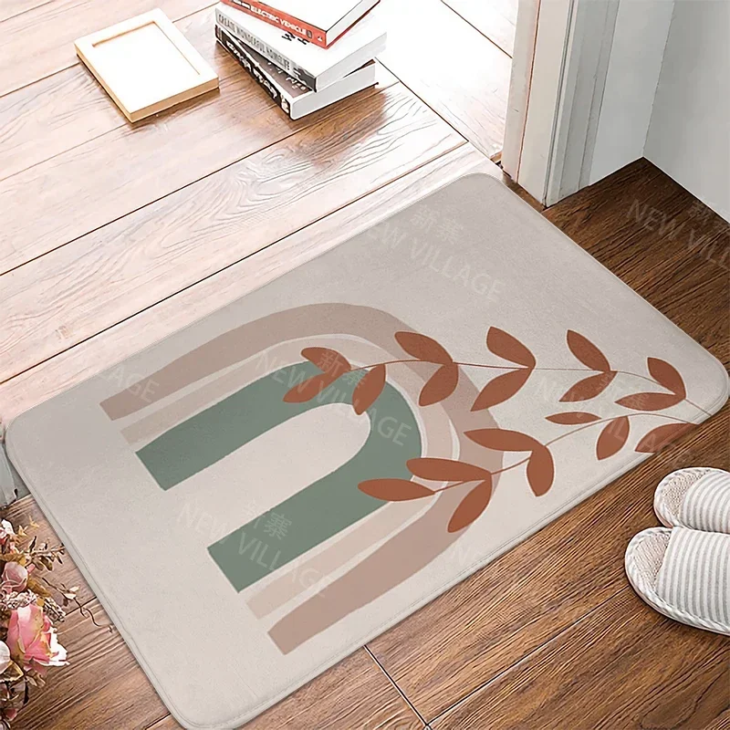 Anti-slip Bath Mat Bathroom Small Rug Shower Mat Home Decor Door Mat Kitchen Bedroom Entrance Room Mats boho abstract morandi