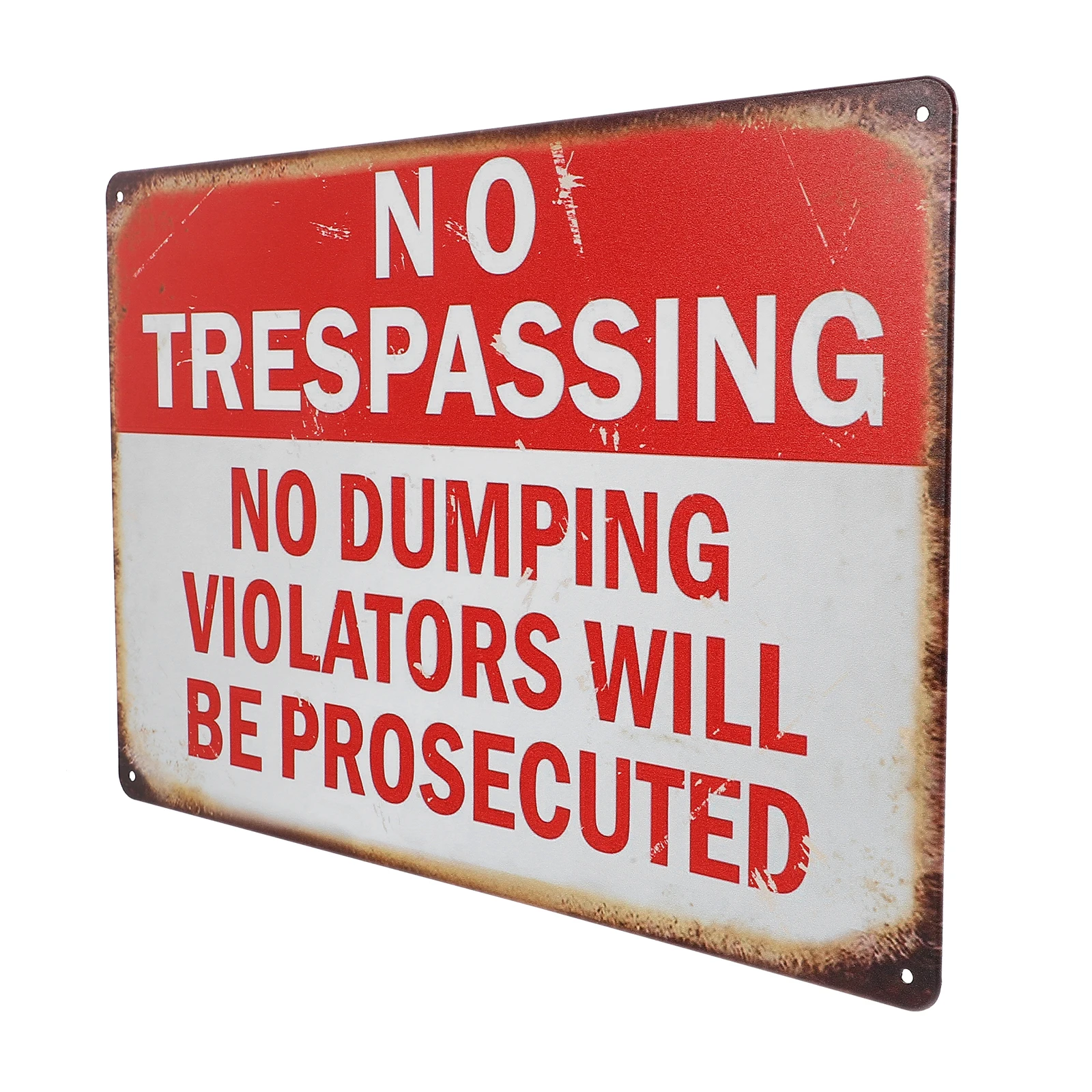 Durable Metal Do Not Enter Safety Warning Signage Weatherproof Wall Sign No Entrance Warning Label Security Caution Sign For