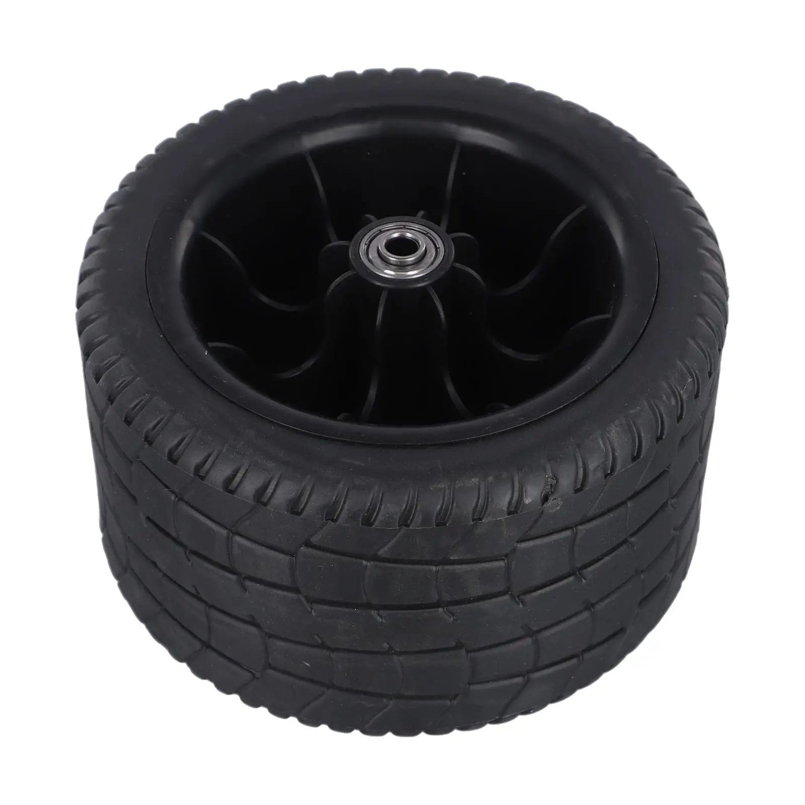1PC Folding  Wagon Wheel 8/6.5inch 20*7.5 Pu Replacement Utility Wheel Camping Cart 6.3